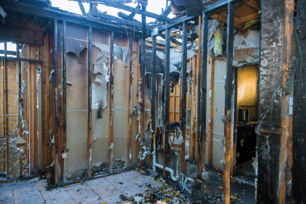 Professional Fire Damage Removal technician working in Calabash, NC